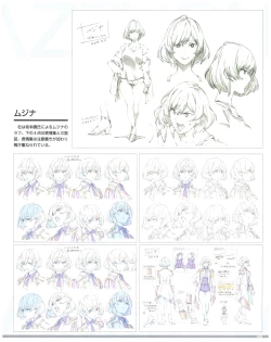 Page 110 of SSSS.DYNAZENON GRIDMAN UNIVERSE CHARACTER CONCEPT DESIGN
