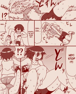 Page 12 of A futanari girl gets her balls hurt during body check