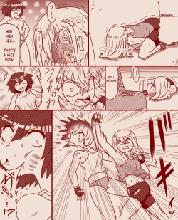 Page 15 of A futanari girl gets her balls hurt during body check