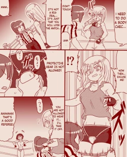 Page 2 of A futanari girl gets her balls hurt during body check