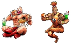 Page 35 of Kinnikuman muscleshot  artwork