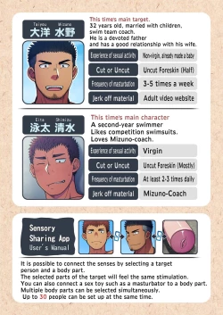 Page 2 of Seikan Link ~Kankaku Kyouyuu Appli de Suieibu no Coach to Ore no na Bubun o Tsunaide Shigeki Shite Mita.