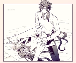 Page 21 of Zhongli x Hu Tao love story hentai doujinshi