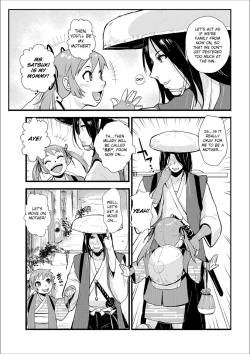 Page 3 of Knocked Up Samurai 02: The Post Town and the Ronin, Tied and Teased