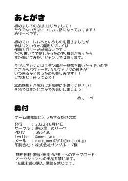 Page 21 of Game Kaihatsu-bu to H Suru Dake no Hon