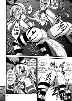Page 13 of Kuubo Wochan no Shimakaze Yuri Dorei ChoukyouBattleship Re-class Official SM Training~