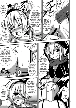 Page 8 of Kuubo Wochan no Shimakaze Yuri Dorei ChoukyouBattleship Re-class Official SM Training~