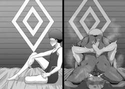 Page 9 of それぞれ個人的な任務で来たレックスとホムラの宿部屋が、お互い気づかず隣同士だった系NTRシチュ