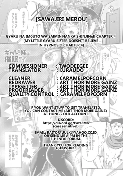 Page 29 of Gyaru na Imouto wa Saimin Nanka Shinjinai!