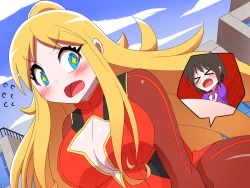 Page 23 of Kyodai Henshin Hero Onee-san no Sentou Suit ni Shounen ga Haicchatta Hanashi | Boy Enters an Older Girl's Giant Transforming Heroine Battle Suit