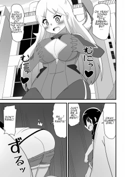 Page 7 of Kyodai Henshin Hero Onee-san no Sentou Suit ni Shounen ga Haicchatta Hanashi | Boy Enters an Older Girl's Giant Transforming Heroine Battle Suit