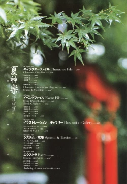 Page 11 of Natsukagura Visual Fan Book