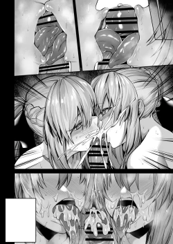 Page 8 of Bakunyuu Yamiochi Shimai no Okuchi de Nettori Shibori Torarenagara Hamedori Satsuei suru Hanashi Zenpen "Morgan Saber Alter"