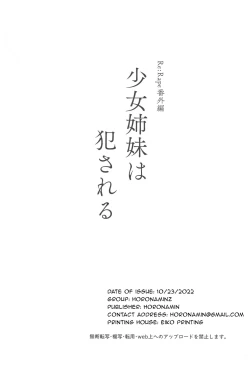 Page 25 of Shoujo Shimai wa Okasareru Re:Rape Bangai-hen | Raping a Pair of Sisters Re:Rape Side Story