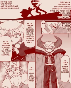 Page 1 of The demon king and the holy pristess