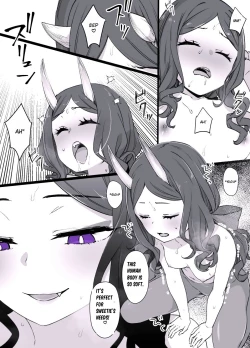 Page 4 of FGO Shuten-Doji x Da Vinci possession manga