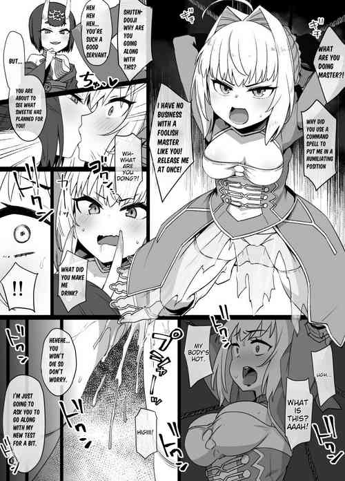 Download FGO Shuten Douji x Nero Hyoui Manga |  FGO Shuten Doji x Nero Possession Manga