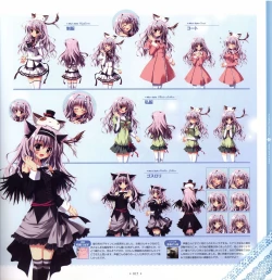 Page 17 of Mashiro-Iro Symphony Visual Fanbook