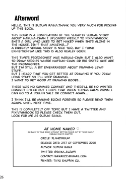 Page 26 of Ouchi de! Zenra Mission! Kazoku ni Mitsukarazu Heya ni Kaere! Haruka-chan Hen