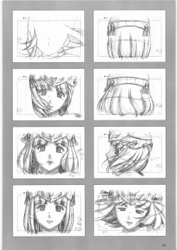 Page 15 of Queen's Blade Gyokuza o Tsugumono Ending Gengashuu