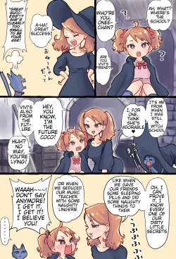 Page 7 of A story about a futanari witch who summons her past self with summoning magic and has sex with her smaller self