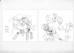 Page 196 of ALICESOFT ORION SCRIBBLES with CROQUIS ULTIMATE EDITION VOL.2 織音計画特別版  ラフ画集