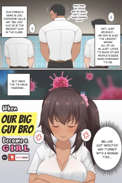 Page 1 of When Our Big Guy Bro Became a Girl