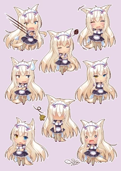 Page 8 of NEKOPARA ART WORKS Vol.2