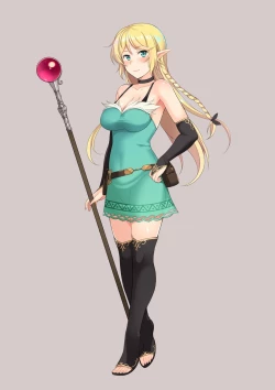 Page 97 of Jitaku Keibiin na Ore no Netoge Yome wa Kyonyuu de Elf Denshiban Tokuten Tsuki