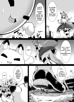 Page 6 of Bakunyuu Kitsune Mimi Mahou Shoujo wa Kyodaika shika Dekimasen! | Big breasted fox eared magical girl can only be huge!