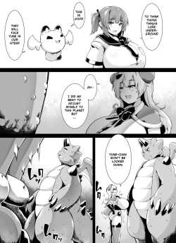 Page 8 of Bakunyuu Kitsune Mimi Mahou Shoujo wa Kyodaika shika Dekimasen! 2 | Big breasted fox eared magical girl can only be huge! 2