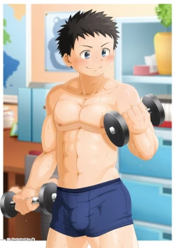 Page 13 of muscle shota anthology shoking!