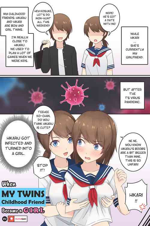 Download When My Twins Childhood Friend Became a Girl