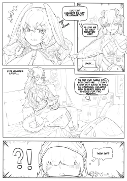 Page 6 of Holhaya and the Doctor's caressing routine[English)