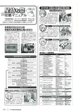 Page 179 of 77～and, two stars meet again～ Visual Fanbook