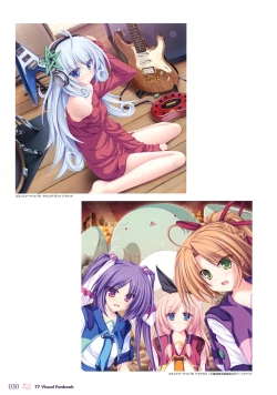 Page 35 of 77～and, two stars meet again～ Visual Fanbook