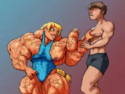 Page 128 of anime muscle girl collection