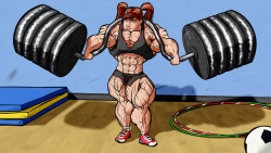 Page 14 of anime muscle girl collection