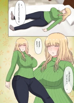 Page 9 of Kinpatsu Oba-san no Suiminkan | Blonde Aunt's Sleep Rape
