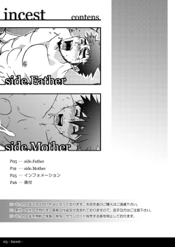 Page 3 of incest side.Father / side.Mother