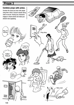 Page 152 of How to Draw Manga Vol. 8 - Super Basics by Angel Matsumoto