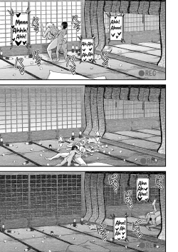 Page 36 of Bakunyuu Hitozuma Kinpatsu Gaikokujin Jokyoushi ga Mura no Inshuu de Kasshoku Shota no Fudeoroshi o Suru Hanashi