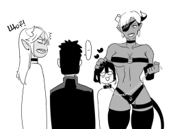 Page 8 of Original Miss Demonand a Pathetic Cutie |Футанарі Хелмарія та Юї Шінобе3-тій розділ