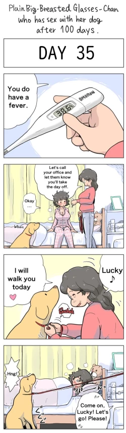 Page 35 of Plain BigChan who has sex with her dog after 100 days