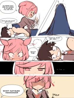 Page 6 of 【rak_fork/ddlc/夏树/R18 comic】Play with me