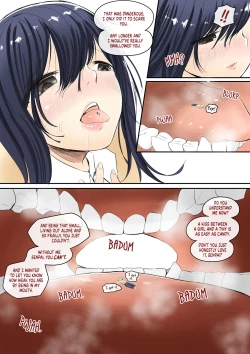 Page 7 of The Tale of A Girl Who Likes Her Senpai So Much, She Shrinks Him.