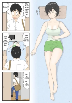Page 6 of Onaneta Kaa-san 2| Masturbating to Mom