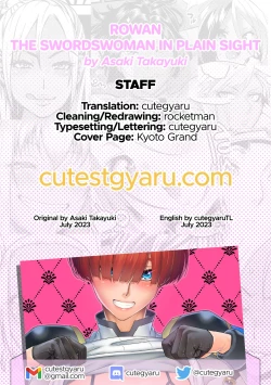 Page 37 of Rowan Nyokenshi wa Kakusenai | Rowan, the Swordswoman in Plain Sight