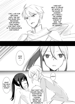 Page 17 of Maou Toubatsu Shippai Heroine Gisei Normal End de Utsu ni Natta Koutensei Futanari Kenshi to Otokonoko Shinkan no Hanashi | Crestfallen Futanari x Femboy Priest: Prepare to Cum Edition