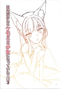 Page 3 of Me ga Sametara Kemomimi Shoujo ni Natteita Ohanashi 3